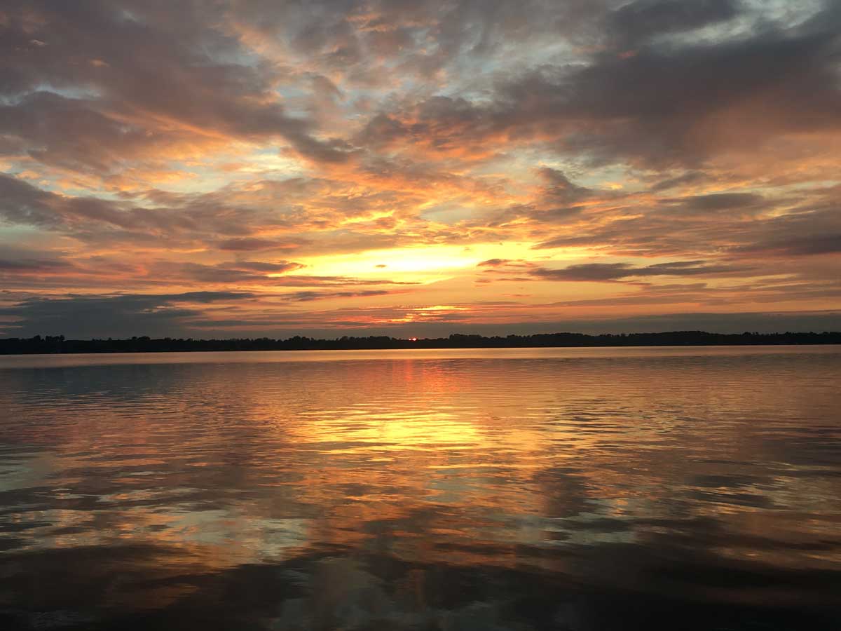 Elk Lake Sunset